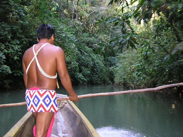Embera Canoe Photo