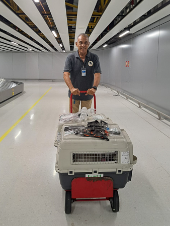 Jose with Dog Cart